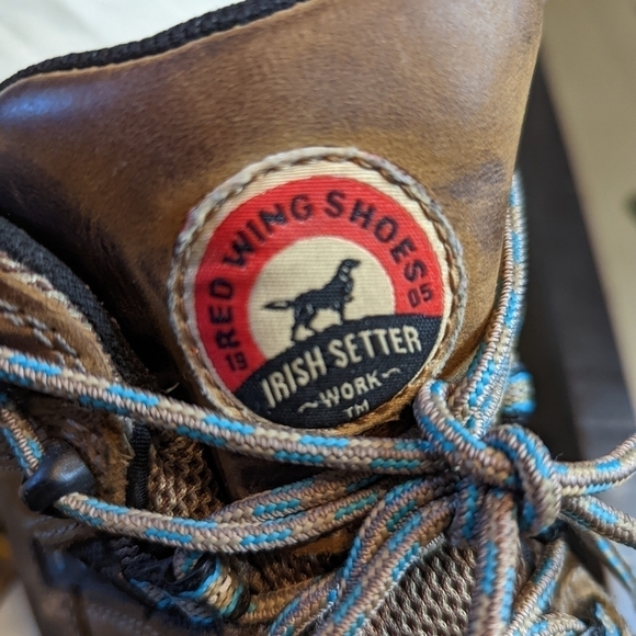Red Wing Irish Setter TWO HARBORS 84204 hiking aluminum toe Waterproof shoes. Wo - Picture 10 of 11
